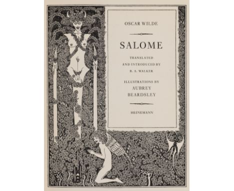 Bearsley (Aubrey).- Wilde (Oscar) Salome: a Tragedy in One Act, uncorrected proof, half-title, frontispiece, vignette title a