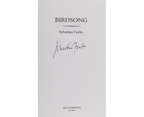 Faulks (Sebastian) Birdsong, first edition, signed by author, original cloth, fractional bumping to spine foot, dust-jacket, 