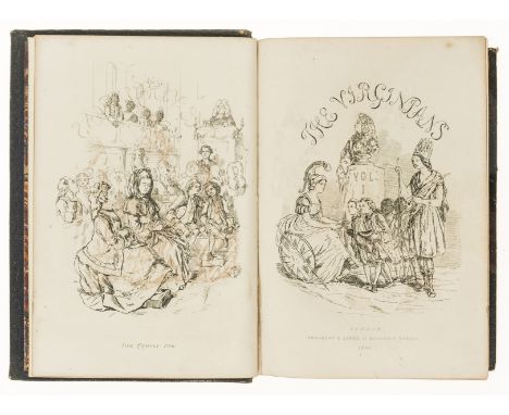 NO RESERVE Thackeray (William Makepeace) The Virginians, 2 vol. in 1, first edition, first issue, with 'actresses' on line 33