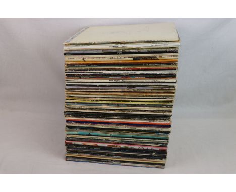 Vinyl - Collection of approx 100 x vinyl LP's spanning the genres and the decades to include Jethro Tull, Led Zeppelin, Genes