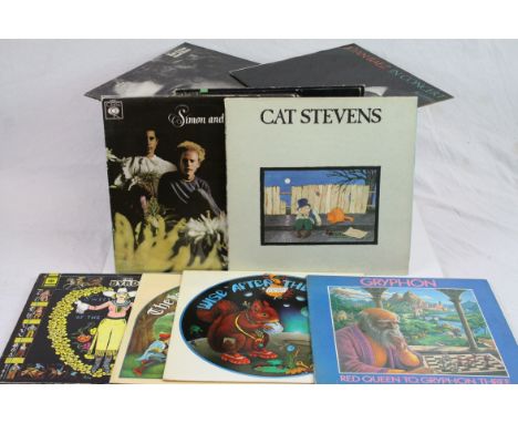 Vinyl - A collection of approximately 30 x mainly Folk LP's to include Cat Stevens, The Byrds, Steeleye Span, Joan Baez &amp;