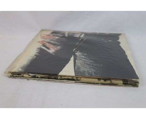 Vinyl - Two The Rolling Stones LPs to include Sticky Fingers COC59100, vg zip, excellent insert, vinyl vg+, and Exile On Main
