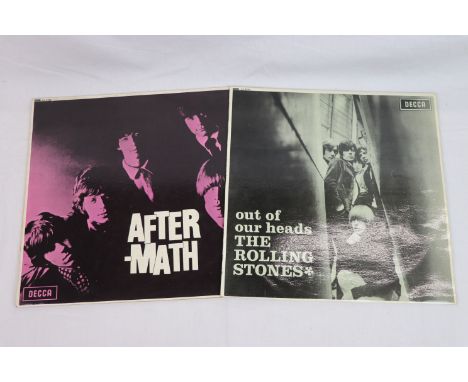 Vinyl - Two The Rolling Stones LPs to include Out of Our Heads on Decca LK4733 mono and Aftermath on Decca LK4786 mono, sleev