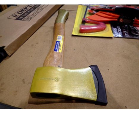 1.5lb axe with wooden handle. Not available for in-house P&amp;P 