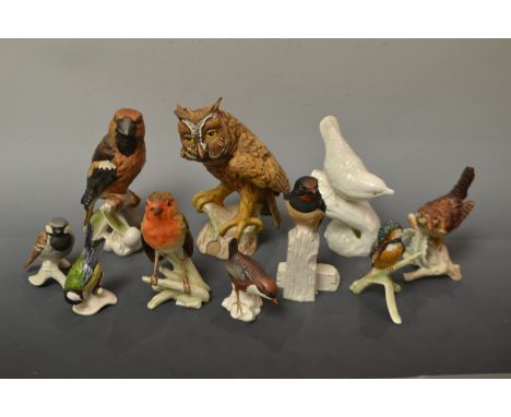 Goebel Birds - Owl, Robin, Bullfinch, Tit, etc (10)