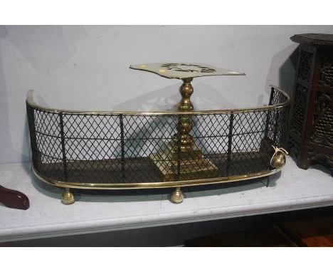 Brass trivet and fender