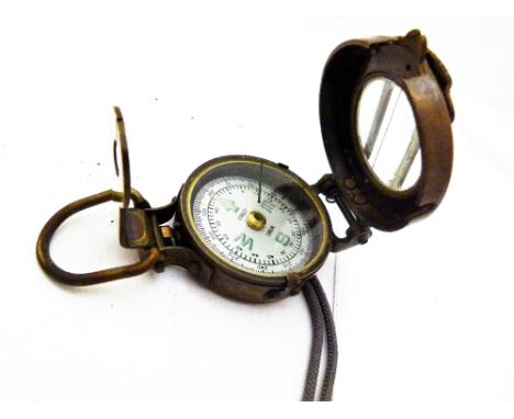 STANLEY OF LONDON COMPASS. Stanley of London compass in original leather case