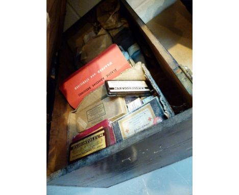 WWII FIRST AID KIT. Boxed WWII First Aid Kit