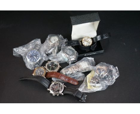 A collection of mixed wristwatches to include Casio, Sekonda and Timberland. 