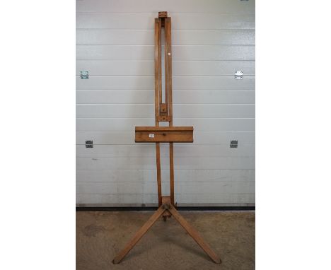 Large vintage artists easel 