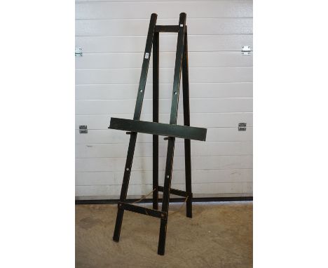 Vintage painted pine picture easel 