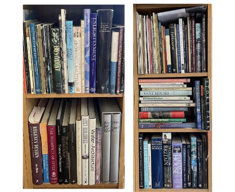 A collection of books on the subject of architecture, design, history and art, titles include; Fashionable Brighton, In Searc