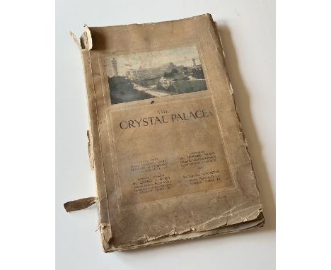 The Crystal Palace, Sydenham first edition sale catalogue from it's auction in 1911