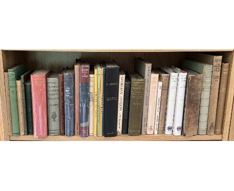 A collection of books on the subject of architecture and design including; Country Houses of Dorset by Arthur Oswald, Cottage