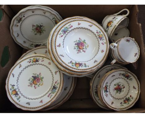 A Spode Rockingham part dinner set (two boxes)