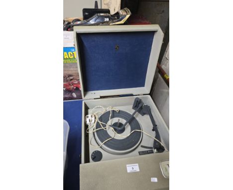 60'S PORTABLE RECORD PLAYER, REMOTE CONTROL TOY CARS AS SEEN