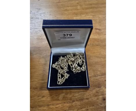 9CT GOLD NECK CHAIN, WEIGHT APPROX 18.8 GRAMS