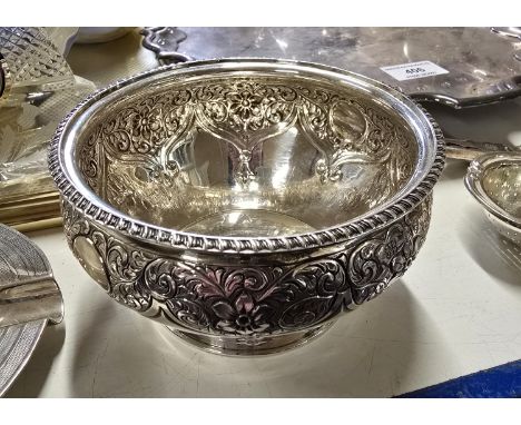 4" DIAMETER LONDON SILVER BOWL, WEIGHT APPROX 193.8 GRAMS
