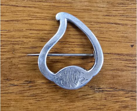SILVER LUCKENBOOTH STYLE BROOCH BY JOHN FALCONER CIRCA 1715     
