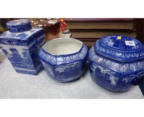 Ringtons tea caddy etc.
