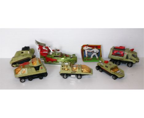 Assorted Diecast, by Corgi, Matchbox, Polistil and others, including an Adventure 2000 series comprising of K-111 Missile Lau