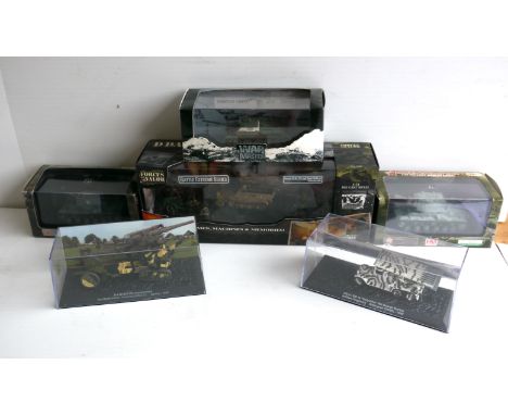 Military Diecast, 1:72 scale International tanks, Jeeps and military scenes, by War Master, Forces of Valour, Hobby Master an