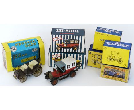 Old Timer/Veteran Diecast Models, including MOY (7), Dugu (6), Ziss Modell (2) and plastic Igra Tatra President, in original 