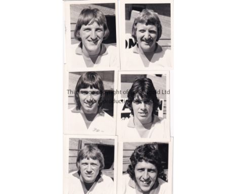 TRANMERE ROVERS     Nine 4" X 3" black &amp; white portrait Press photographs from the 1970's including Steve Coppell, Ronnie