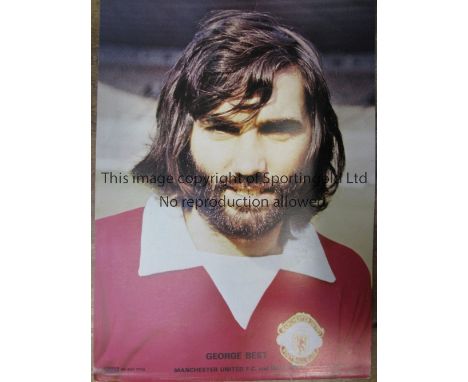 MANCHESTER UNITED       Nine 18" X 12" colour portrait panels issued by Coffer including George Best, Brian Kidd, Bobby Charl