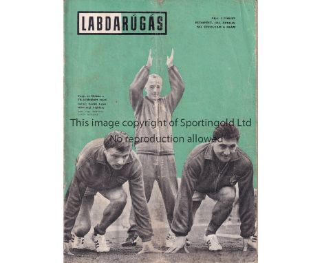 LEEDS / LIVERPOOL 1965/66       Fairs Cup Ujpesti Dosza v Leeds United played 9 March 1966 at the Ujpesti Stadion, Budapest /