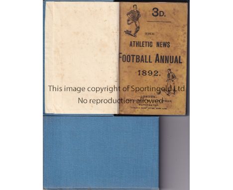 ATHLETICS NEWS      A collection of 10 Athletics News Football Annuals 1890-1899. Covers Football, Rugby Union and Rugby Leag