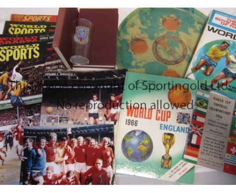 1966 WORLD CUP ENGLAND     A miscellany including 2 books, World Cup England 1966 by Purnell approved by the F.A., The Boys' 