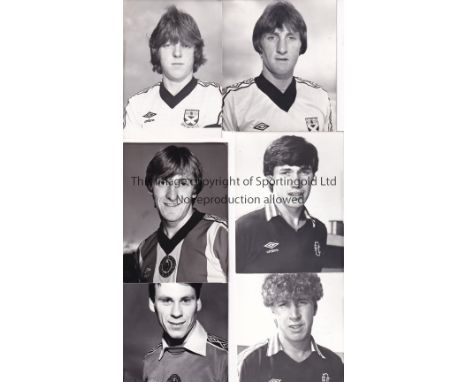 SCOTTISH FOOTBALL     Twenty three 4" X 3" black &amp; white portrait Press photographs of players from the early 1980's incl