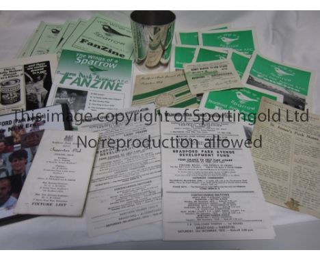 BRADFORD PARK AVENUE       A miscellany including 21 issues of fanzine, Wings of a Sparrow including no. 1 Jan. 1993 - Dec 20