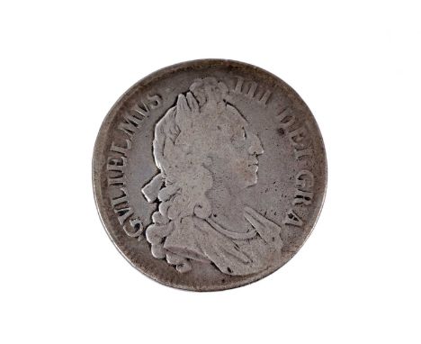 A William III crown, 1696, first bust first harp, S 3470.