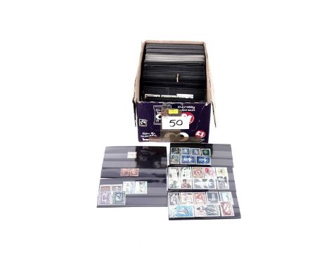 World stock cards, stamps from around the globe, including a selection of mint French.