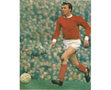 Football Manchester United legend Pat Crerand signed 10x8 colour photo. Patrick Timothy Crerand (born 19 February 1939) is an