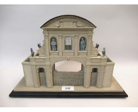 Timothy Richards, architectural model of the Temple Bar, London, numbered 136 of 150, signed in pencil by the designer, Janua