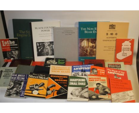 A QUANTITY OF BOOKS ON STEAM ENGINES, TRACTION ENGINES, METALWORKING ETC. to include 'The Stirling Engine manual' by James G.