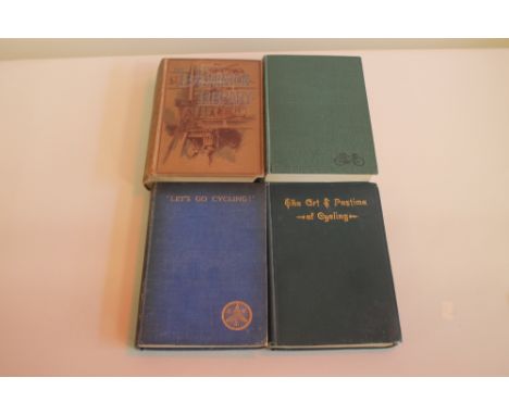 CYCLING BOOKS TO INCLUDE BADMINTON LIBRARY 'CYCLING' BY VISCOUNT BURY &amp; G. LACY HILLIER 1887, 'The Art and Pastime of Cyc