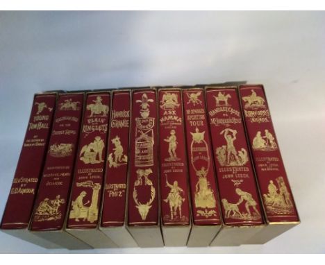 FOLIO SOCIETY - R. S. SURTEES SOCIETY FACSIMILE EDITIONS, published 1981, 9 volumes in gold coloured slipcases  (9)