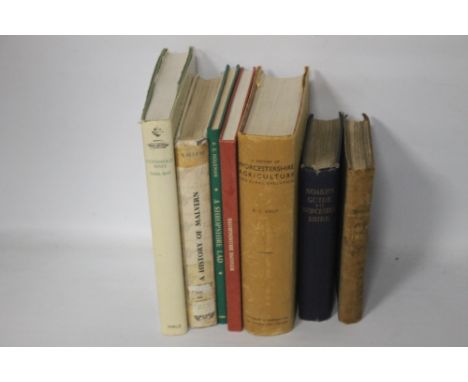 A HISTORY OF WORCESTERSHIRE AGRICULTURE AND RURAL EVOLUTION', by R. C. Gaut, printed by Littlebury &amp; Company Ltd. 1939 to