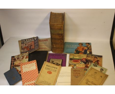 A COLLECTION OF VINTAGE HOUSEKEEPING AND COOKERY BOOKS to include 'The Household Physician' by J. McGregor-Robertson, 1902, '