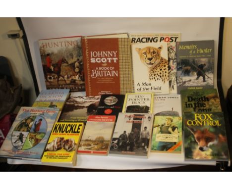 A COLLECTION OF BOOKS ON HUNTING, FIELD SPORTS ETC. to include 'Memoirs of a Hunter, Experiences in Finland and Russia 1904-1