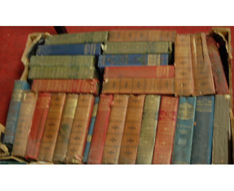 Five boxes of mixed books, to include; Pinky Mouse and the Balloons by Margaret Tempest, Aladdin or The Wonderful Lamp, Think