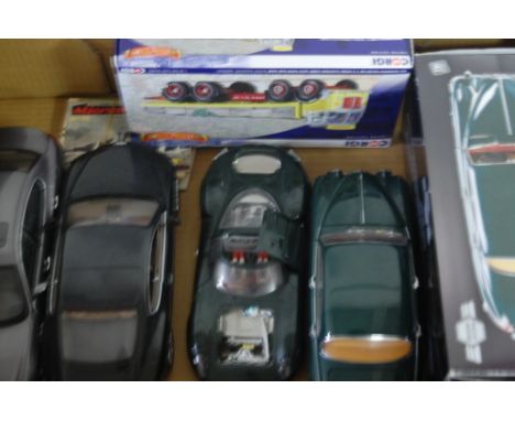 A collection of modern issue diecast, to include; Corgi, Mini-Champs, and AutoArt examples, mainly 1/18 scale 