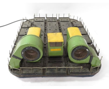 A interesting scale model of a hovercraft for “MACKACE” with controller switch and one other model