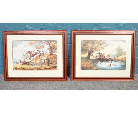 Norman Thelwell (British, 1923-2004), two framed prints.  