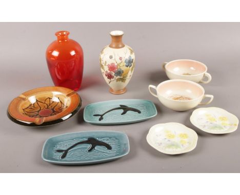 A collection of miscellaneous ceramic's. Poole, Susie Cooper, Royal Worcester etc  