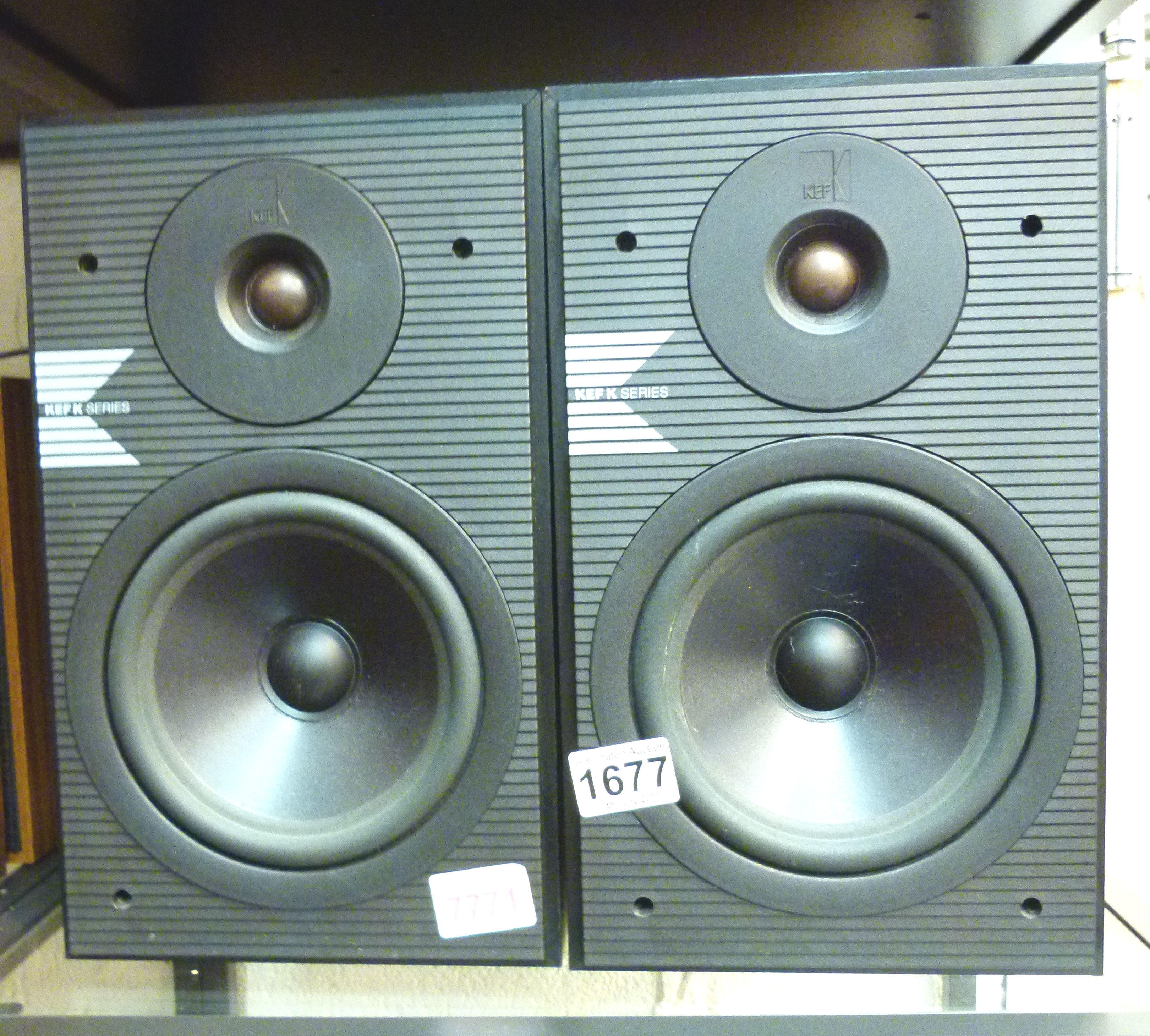 Pair of KEF K120 speakers